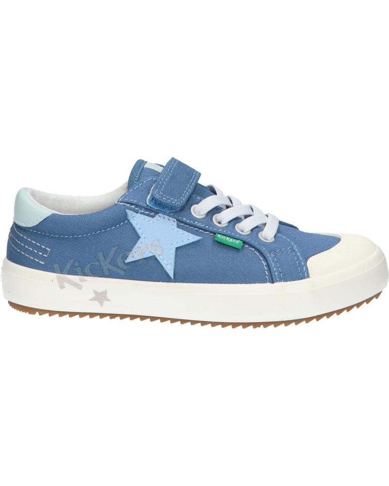 Deportivas de Niña KICKERS 1214072-30-0 KICKGOLDI CANVAS 53 BLEU ETOILE