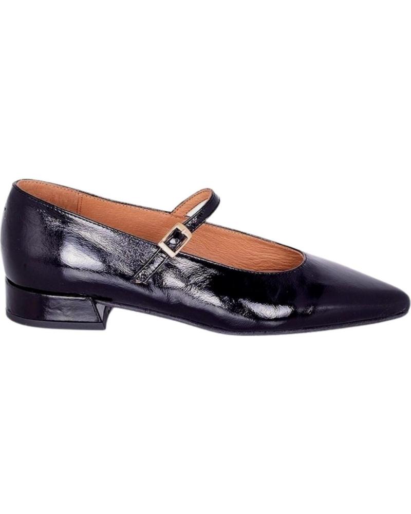 Bailarinas de Mujer PACO HERRERO BAILARINA HEBILLA VELVET CHAROL NEGRO VARIOS COLORES