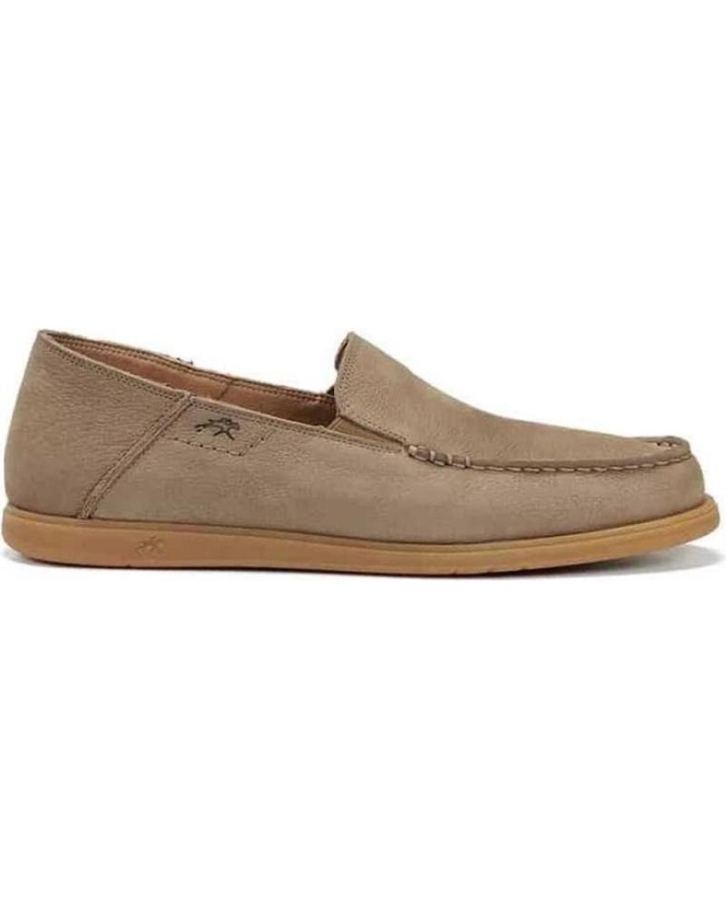 MOCASINES FLUCHOS NÁUTICOS DE HOMBRE EN BEIGE MARRóN