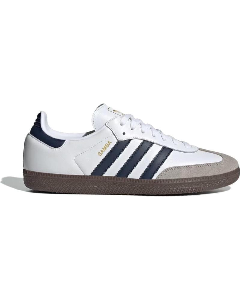 Deportivas de Mujer ADIDAS SAMBA WOMAN OG JH8795 CLOUD WHITE - NIGHT INDIGO - CLEAR GRA NAVY