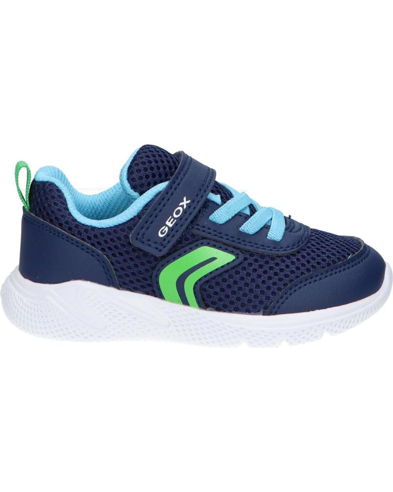 Deportivas de Niño GEOX B454UC 01454 B SPRINTYE CF43U NAVY-LT GREEN CF43U