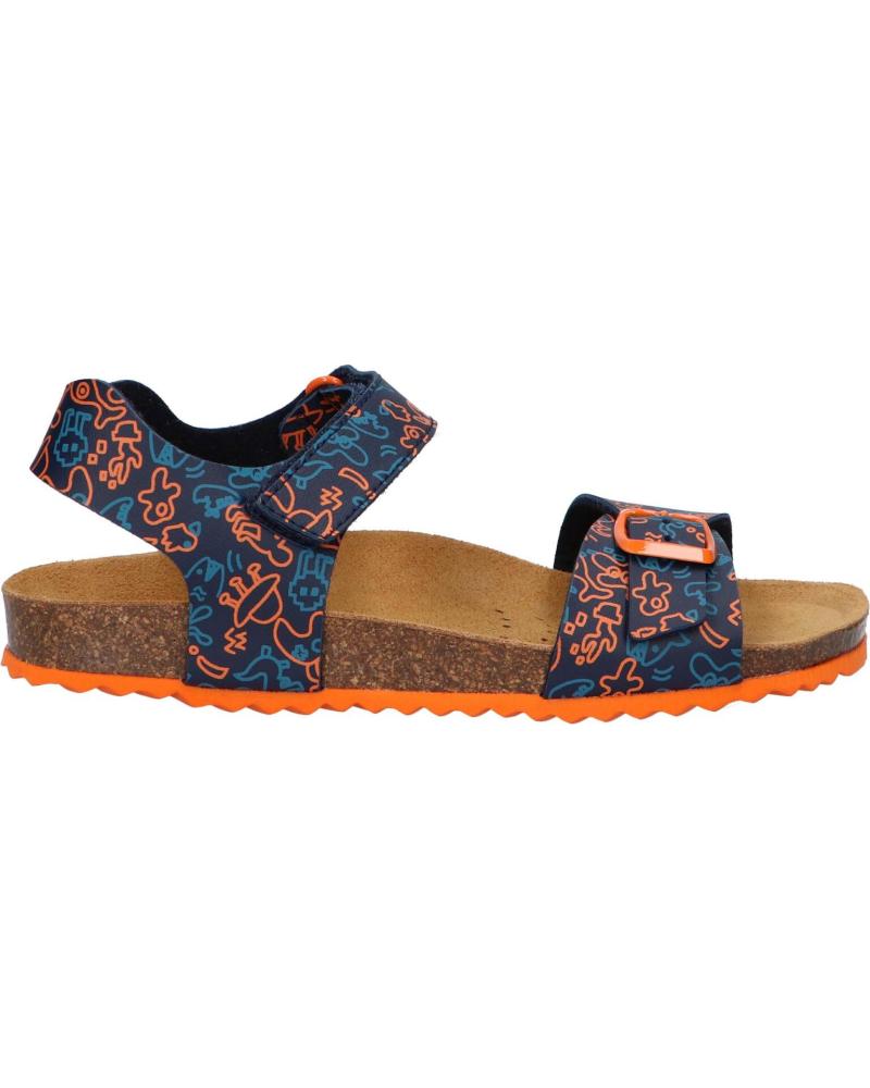 Sandalias de Niño GEOX J028LB 0006A J GHITA C0659 NAVY-ORANGE AZUL