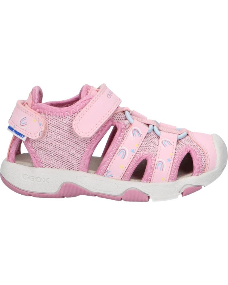 Sandalias de Niña GEOX B450DB 0ASCE B SANDAL MULTY C8099 LT PINK-DK PINK C8099
