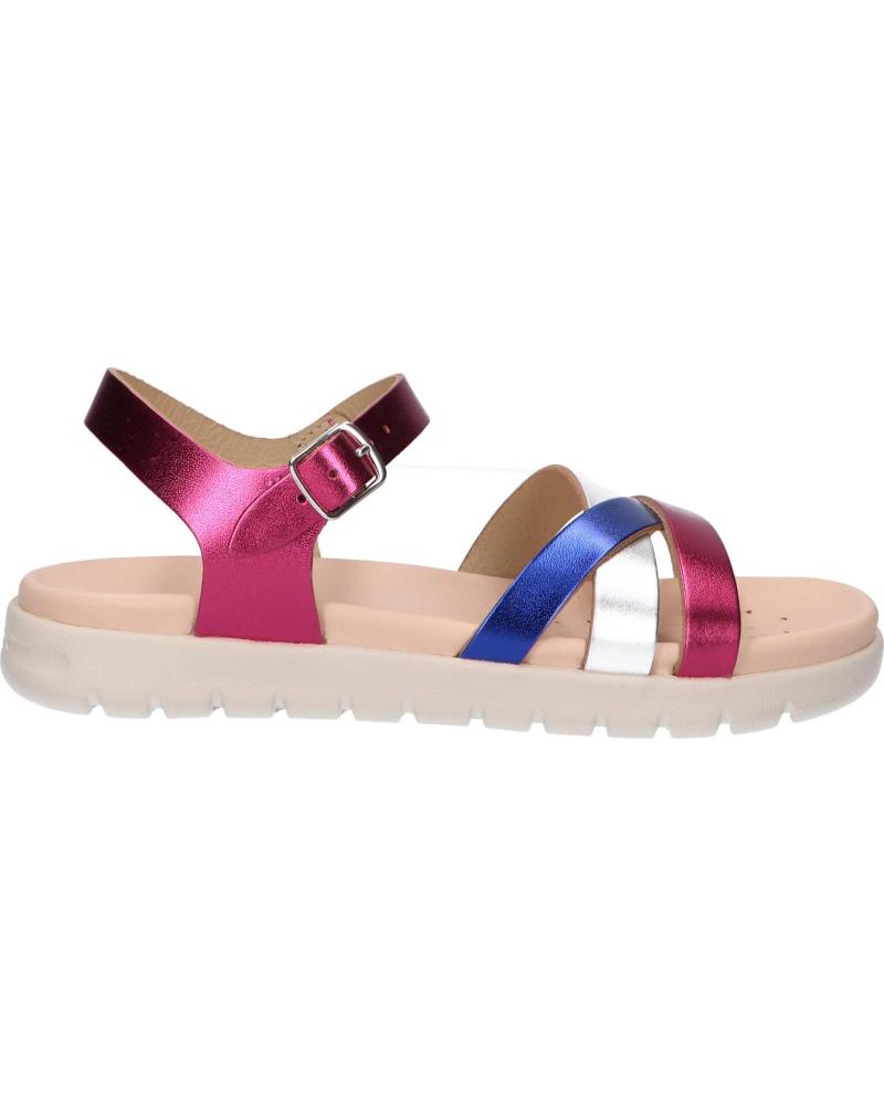 Sandalias de Niña GEOX J45GSA 000CF J SANDAL SOLEIMA GIR C8NK4 FUCHSIA-ROYAL
