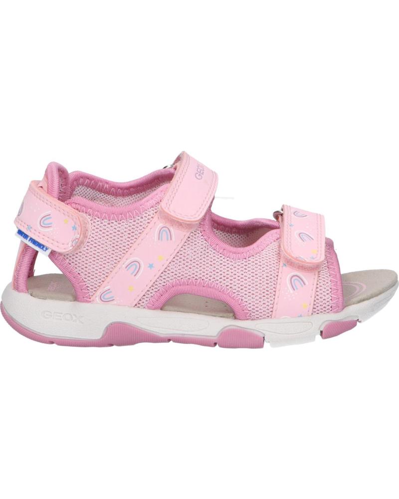 Sandalias de Niña GEOX B450DA 0ASCE B SANDAL MULTY C8099 LT PINK-DK PINK