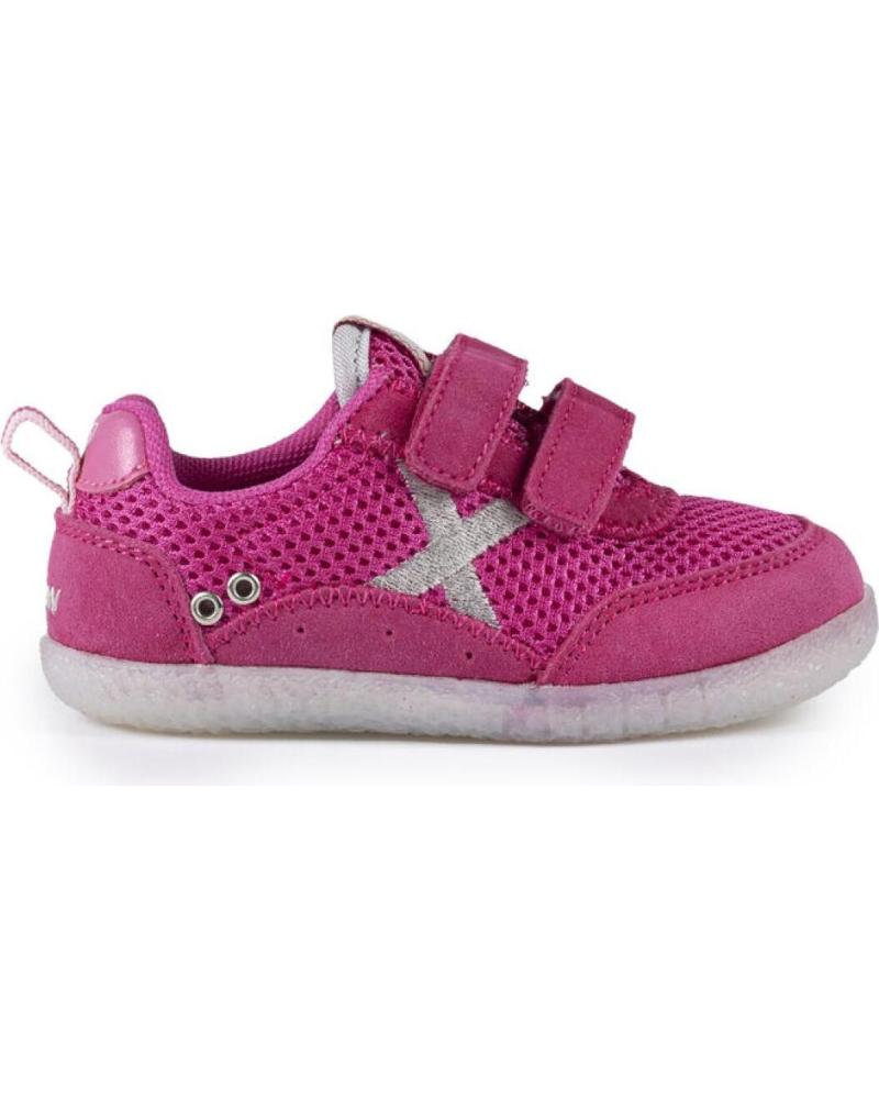ZAPATILLAS MUNICH BABY KODA 8028009 ROSAS CON VELCROS ROSA