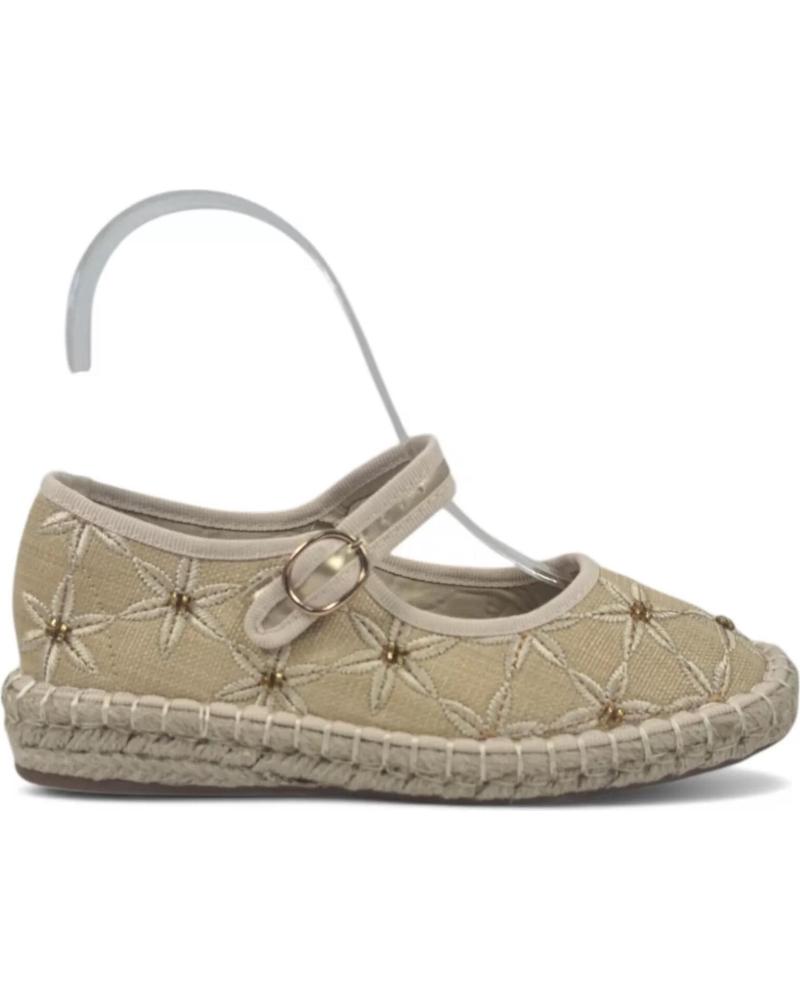 Mocasines de Mujer TIMBOS MERCEDES ESPARTO DE MUJER ORO 131155 AMARILLO