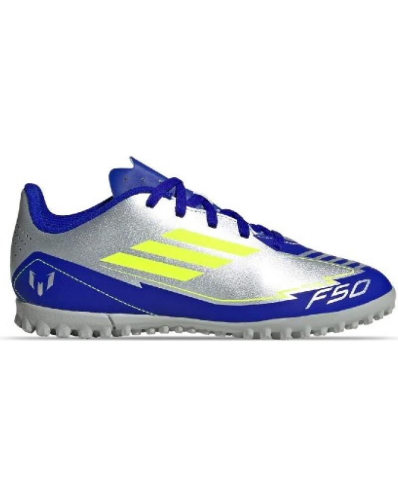 Deportivas de Niño ADIDAS ZAPATILLAS F50 CLUB TF MESSI JOVEN IH0923-BCO BLANCO
