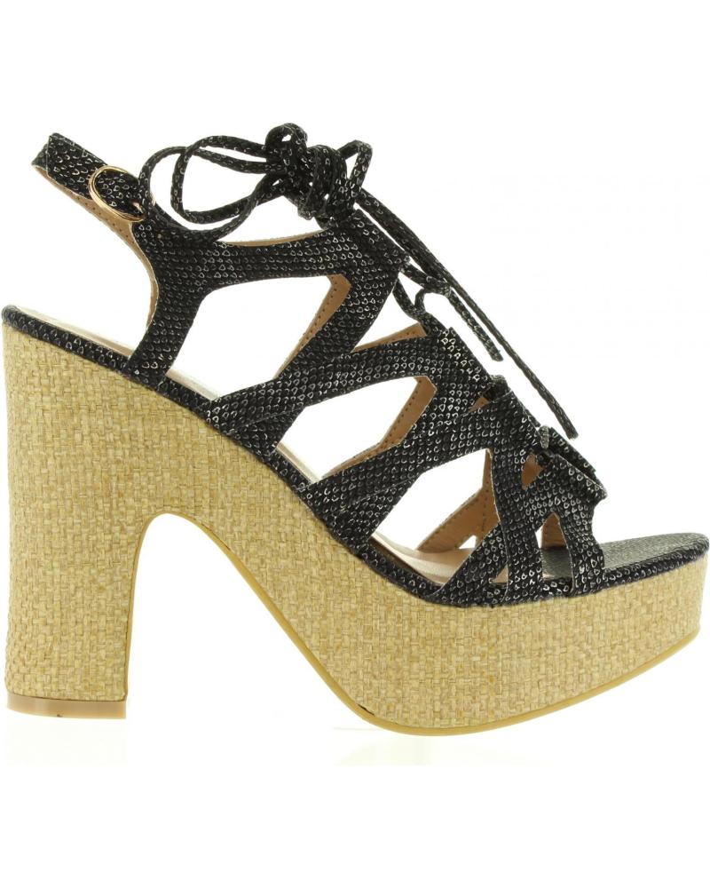 Sandalias de Mujer REFRESH 63507 SERPIENTE NEGRO