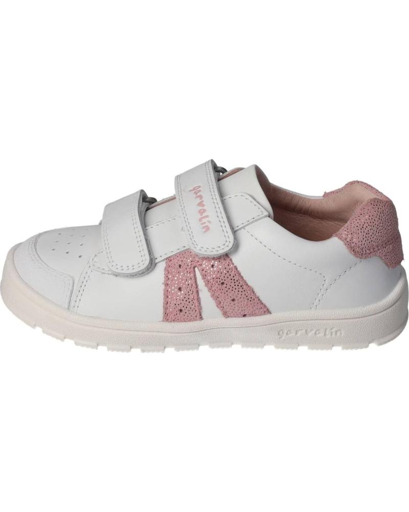 Deportivas de Niña GARVALIN 252507-B113 BLANCO-ROSA