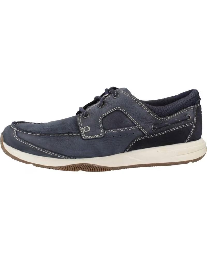 Clarks Nauticos Hombre Modelo Sailview Lace Color Azul Navy