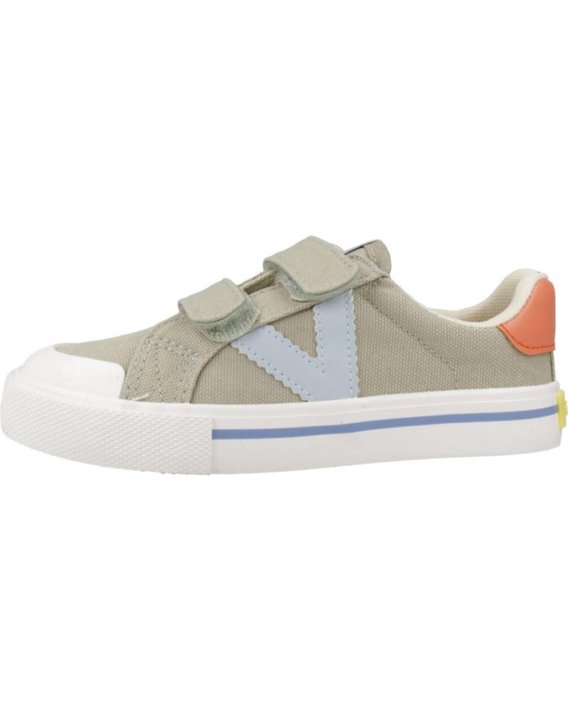 VICTORIA ZAPATILLAS TRIBU LONA KAKI CON TIRAS ADHERENTES - MODELO 1065189 KAKI