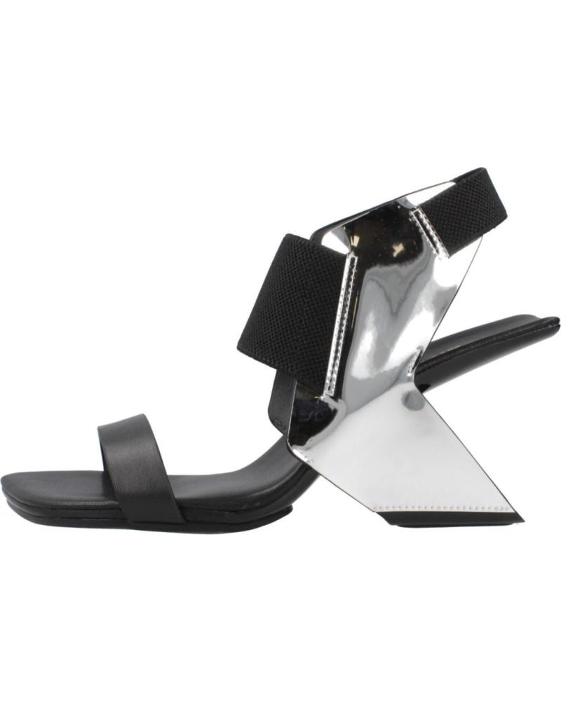 Sandálias de Mulher UNITED NUDE SANDALIAS MUJER MODELO LOOP REIKI HI COLOR NEGRO SILVER