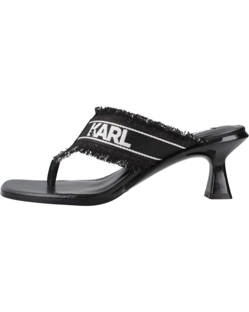 Sandalias de Mujer KARL LAGERFELD SANDALIAS MUJER MODELO PANACHE II BORDER SLIDE COLOR NEGRO D D00 BLACK