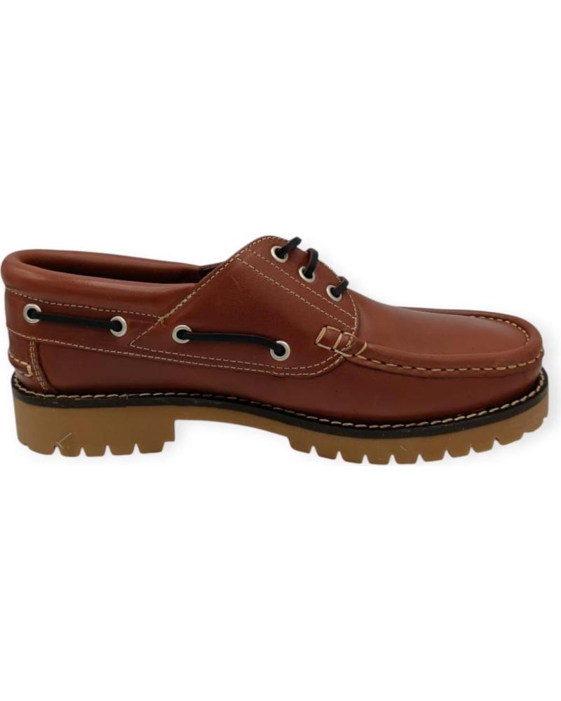 Sapatos de Homem COMODO SPORTS ZAPATO PIEL MARRON 1501 MARRN