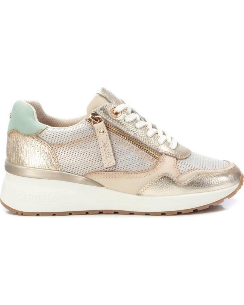 Deportivas de Mujer CARMELA ZAPATILLAS CASUAL ORO