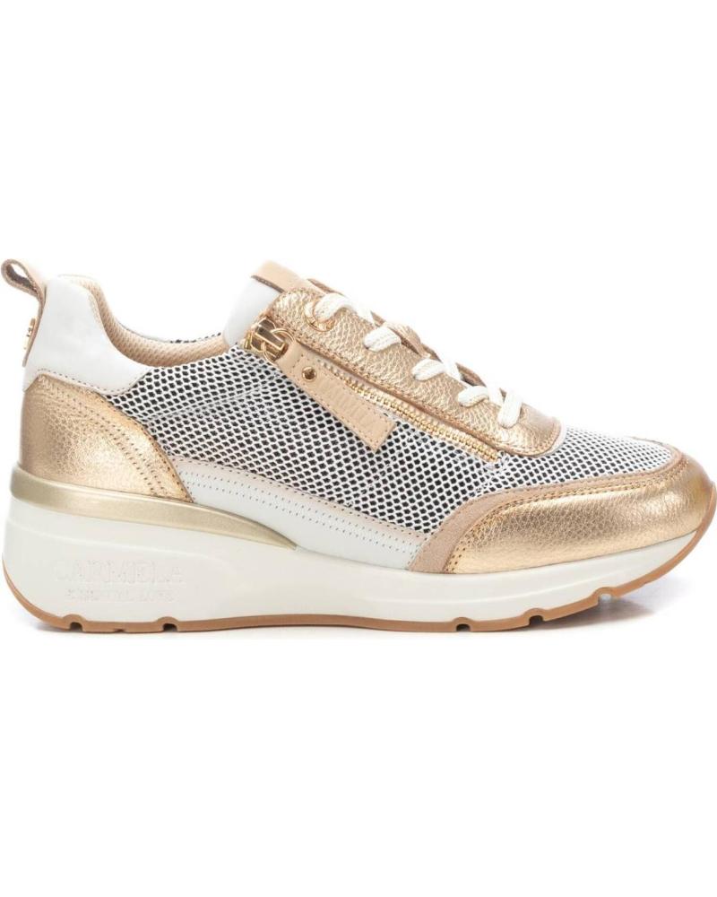CARMELA 162283 ORO METALIZADO | ZAPATILLAS CASUAL CON BRILLO METALICO