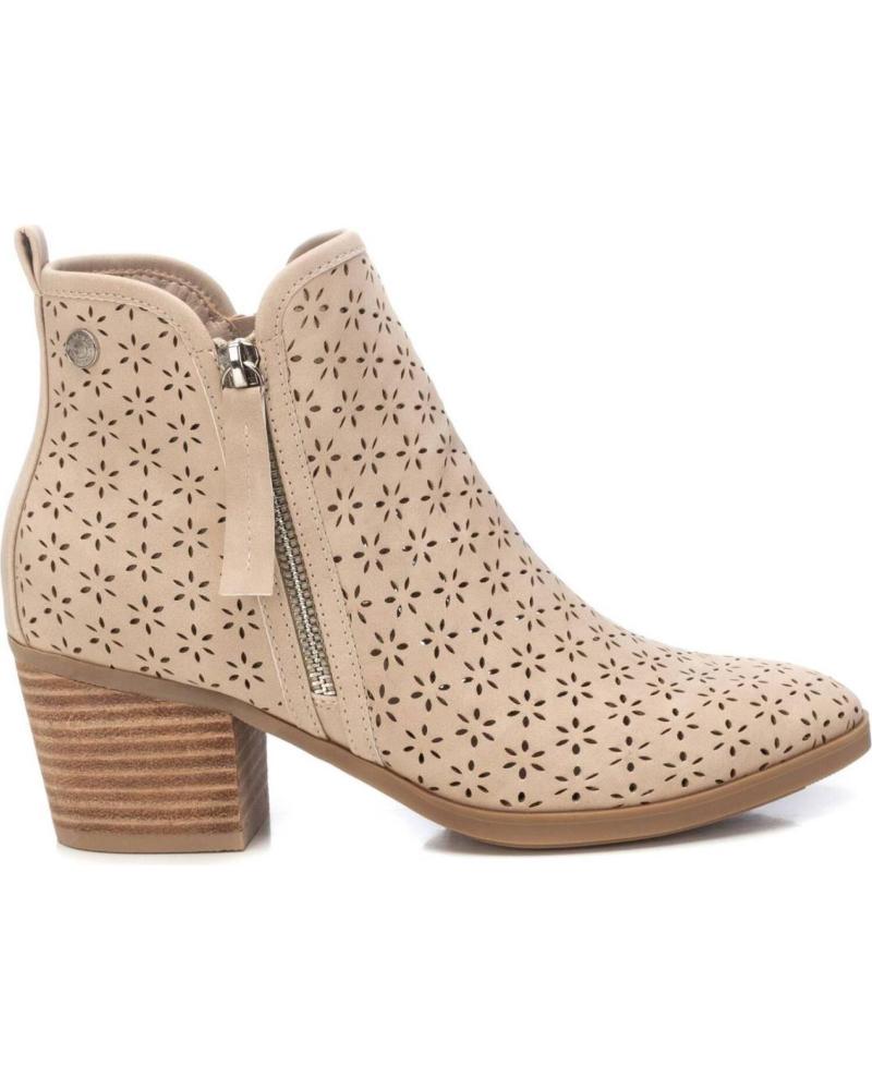 Botines de Mujer REFRESH BOTINES 172784 CON CALADOS LATERALES BEIGE