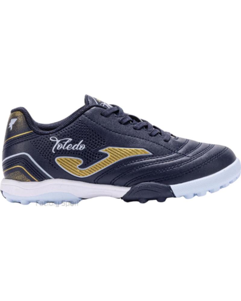 ZAPATILLAS DE FÚTBOL JOMA TOLEDO JR 2503 TURF MARINO ORO VARIOS COLORES