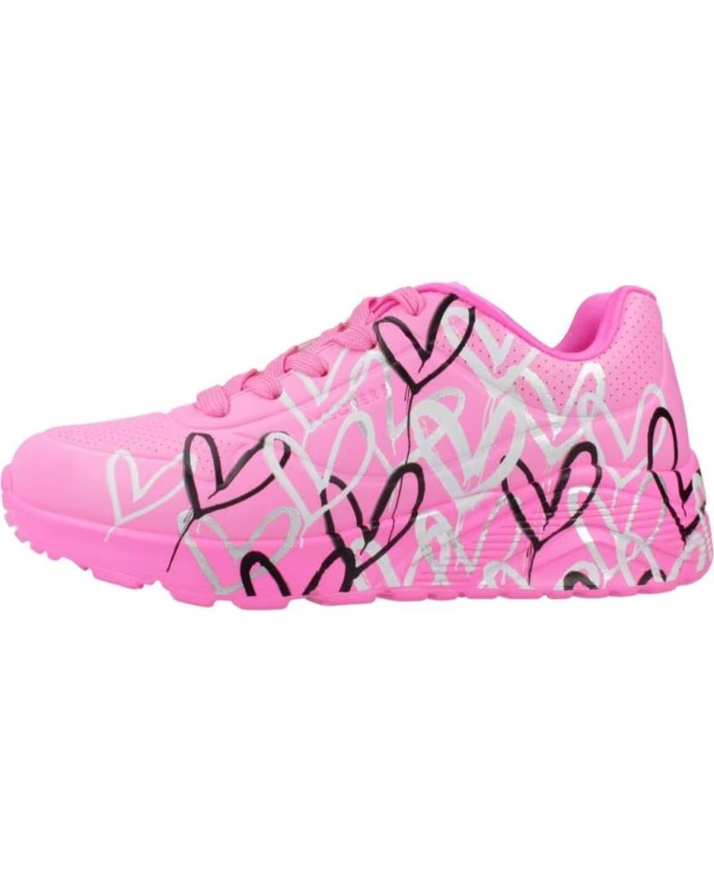 Skechers Zapatillas Nina Modelo Uno Lite - Metallic Color Rosa Hpmt