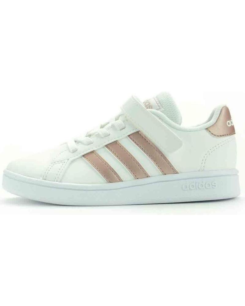 Deportivas de Niña ADIDAS GRAND COURT C EF0107 BLANCO - ROSA