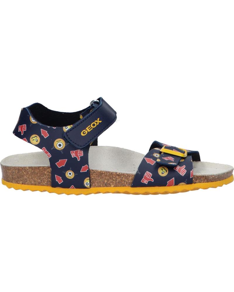 Sandalias de Niño GEOX J028LB 00004 J GHITA C4054 NAVY-YELLOW AZUL
