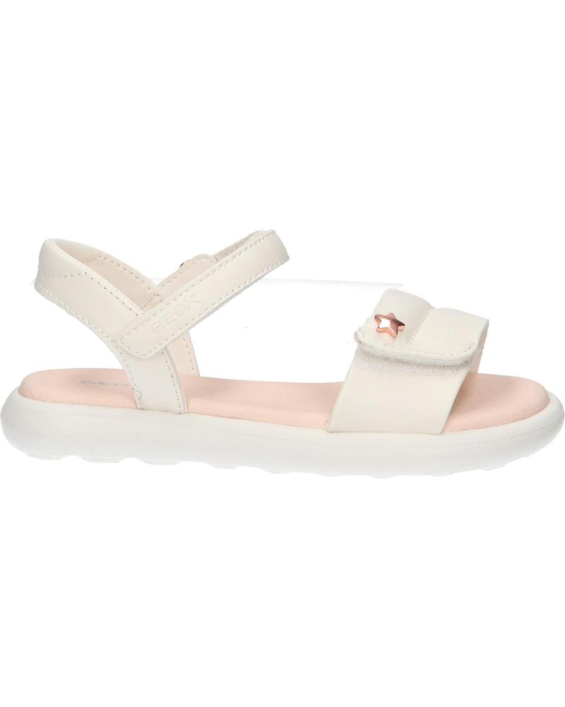 Sandalias de Niña GEOX J55MSD 000BC J SANDAL PUFFYPOP C1058 LT IVORY C1058