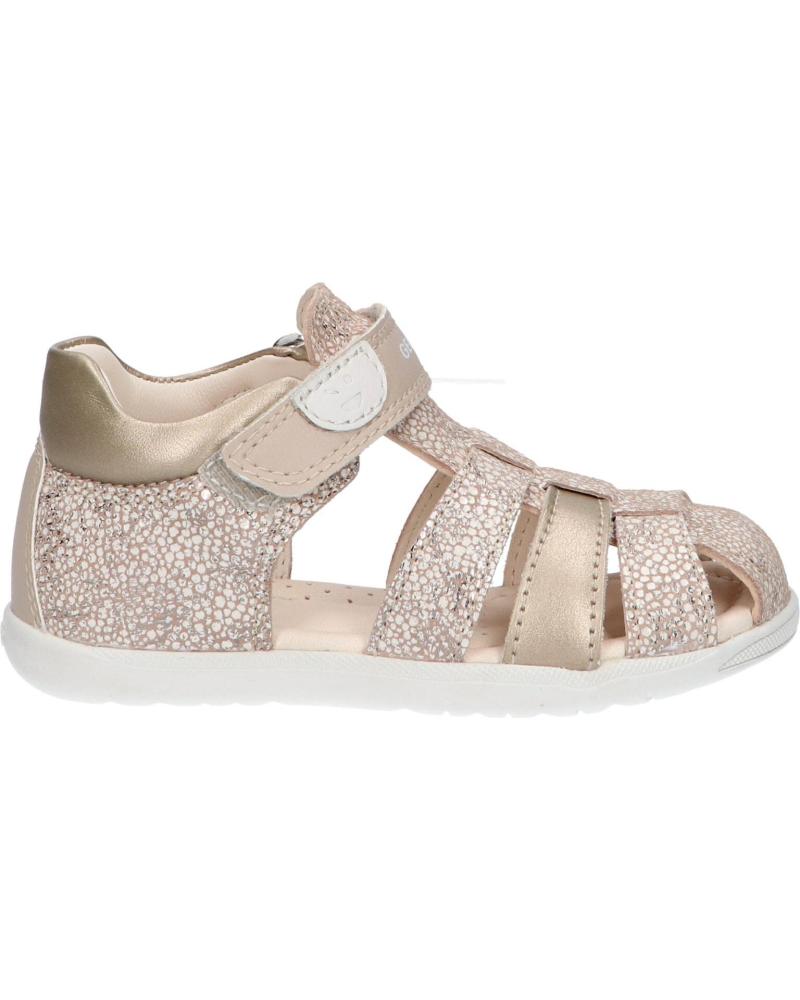 Sandalias de Niña GEOX B254WB 0MABC B S MACCHIA C5379 BEIGE-LT GOLD