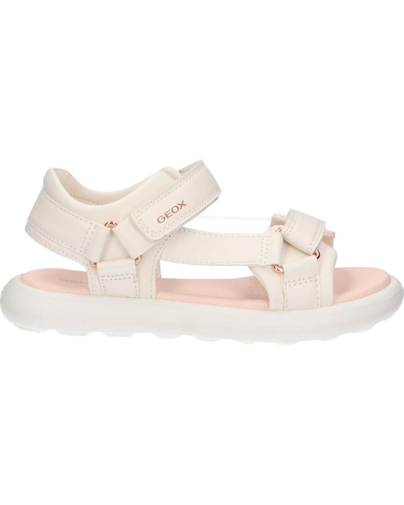 Sandalias de Niña GEOX SANDALIAS GEOX J55MSC PUFFYPOP C1058 LT IVORY