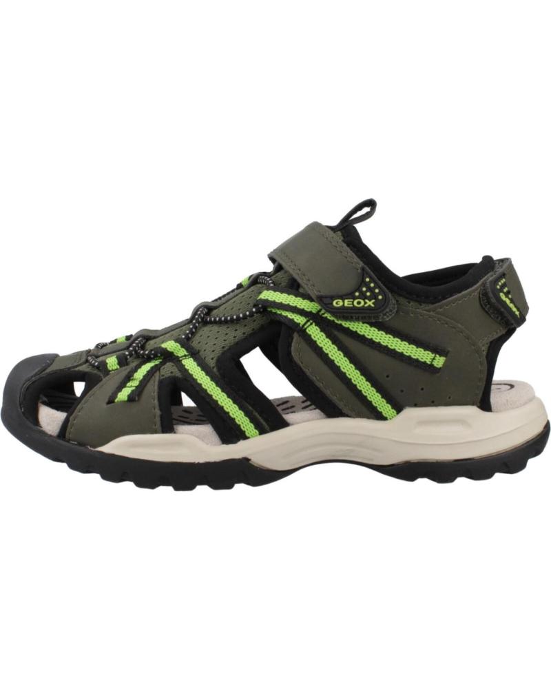 Sandálias de Mulher e Menina e Menino GEOX J450RB 014ME J BOREALIS C3222 MILITARY-GREEN