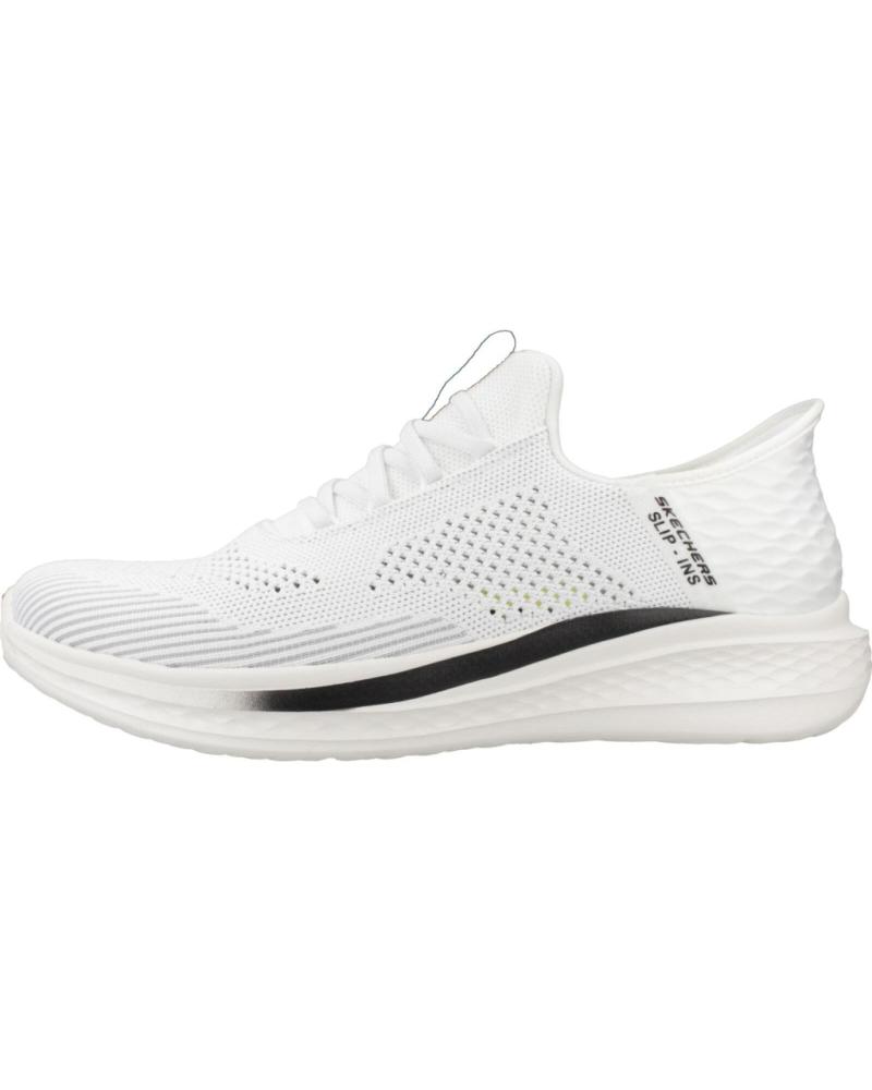 SKECHERS ZAPATILLAS SLIP INS RF SLADE BLANCO