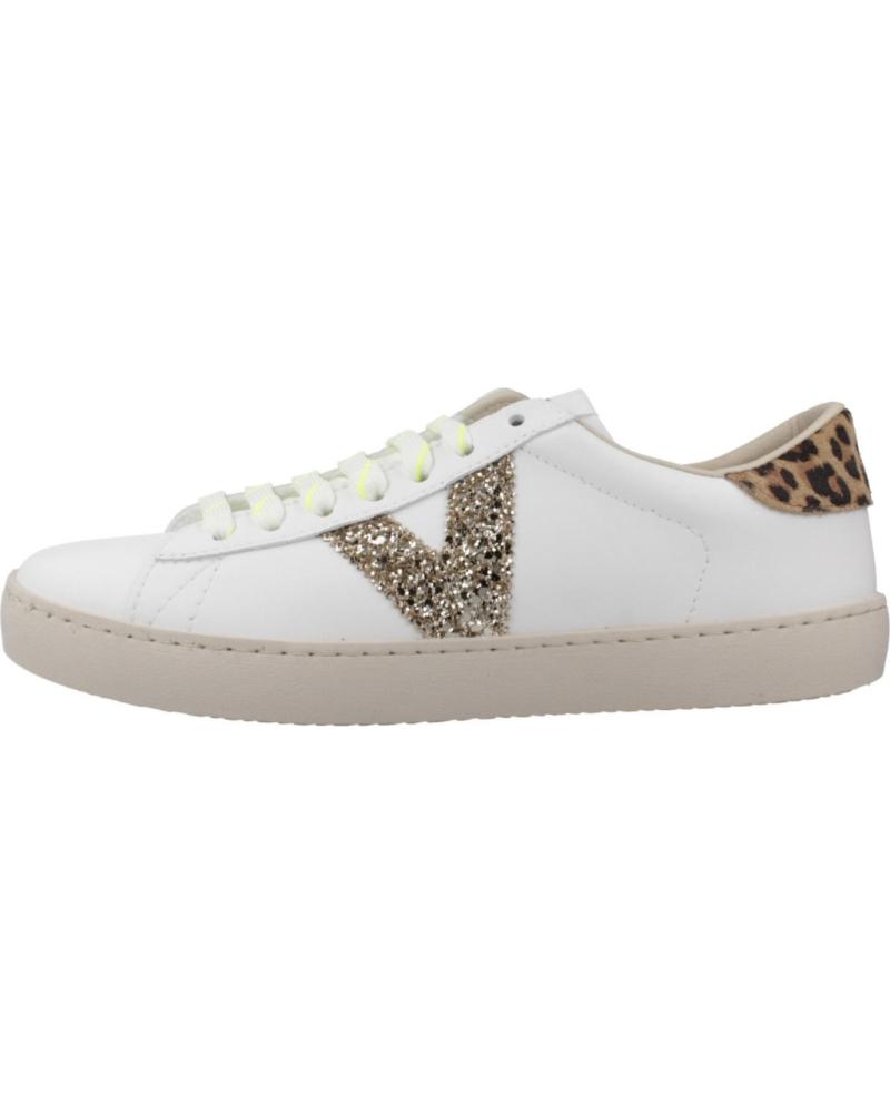 ZAPATILLAS VICTORIA BERLIN MUJER GLITTER ANIMAL PRINT PLATINO PLATEADO
