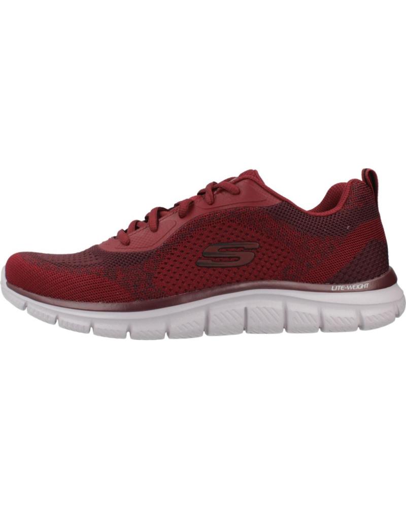 ZAPATILLAS SKECHERS TRACK GLENDOR 232699 BURDEOS ROJO