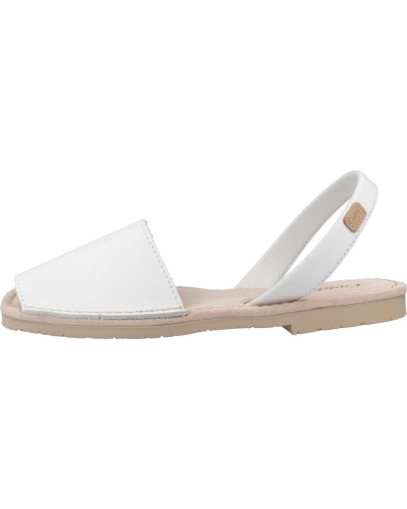SANDALIAS CASTELL 1097C BLANCAS PARA MUJER BLANCO