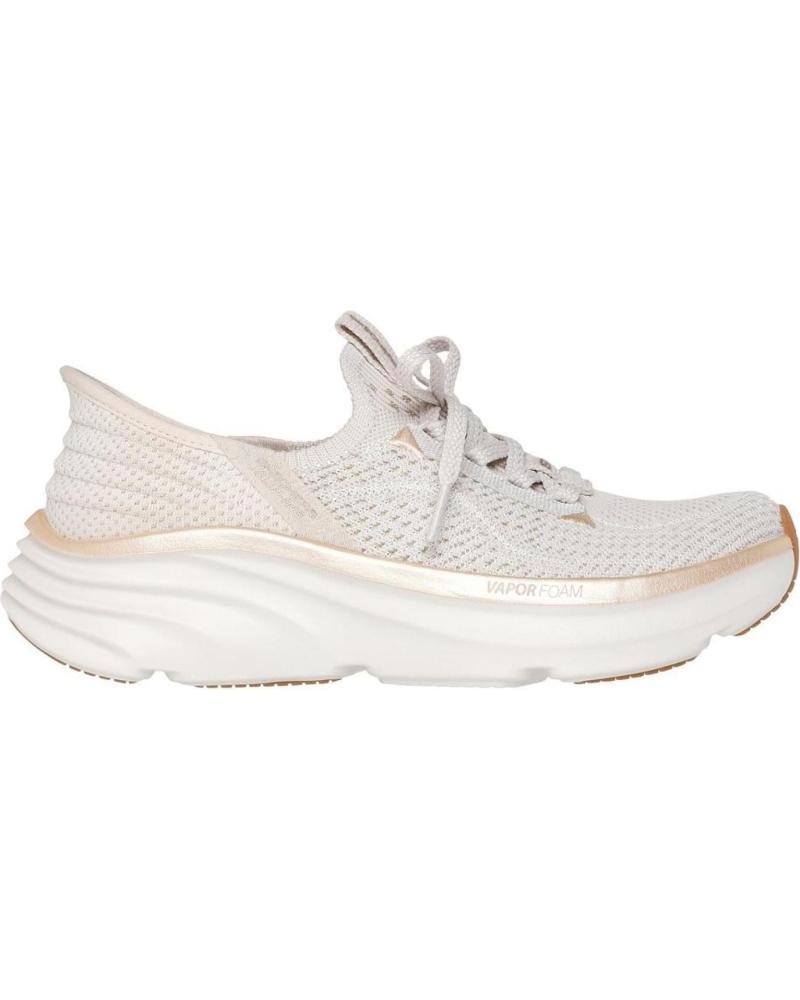 Deportivas de Mujer SKECHERS SLIP-INS DLUX VAPOR BEIG