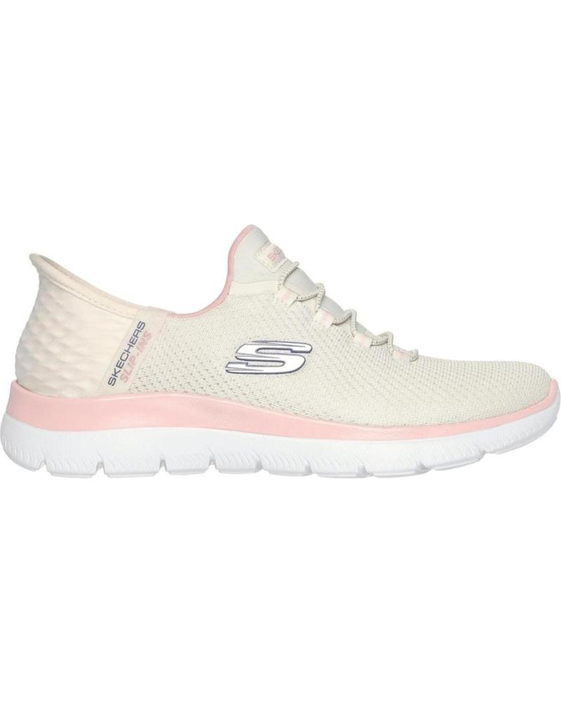Deportivas de Mujer SKECHERS SLIP-INS SUMMITS-DIAMOND DREAM BEIG