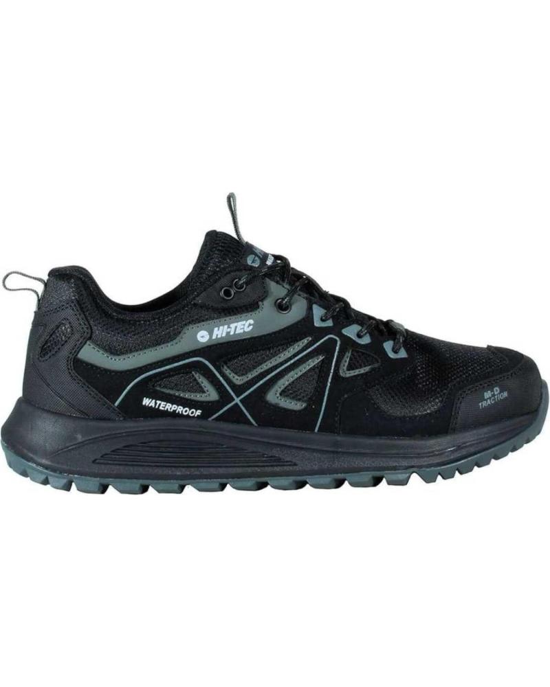 HI-TEC ZAPATILLAS DE TREKKING TAMBRE LOW WATERPROOF O090169 NEGRO GRIS CHARCOAL NEGRO
