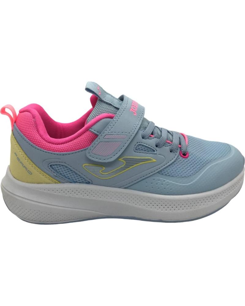 ZAPATILLAS JOMA FERRO VELCRO NIÑA CELESTE/FUCSIA/AMARILLO AZUL