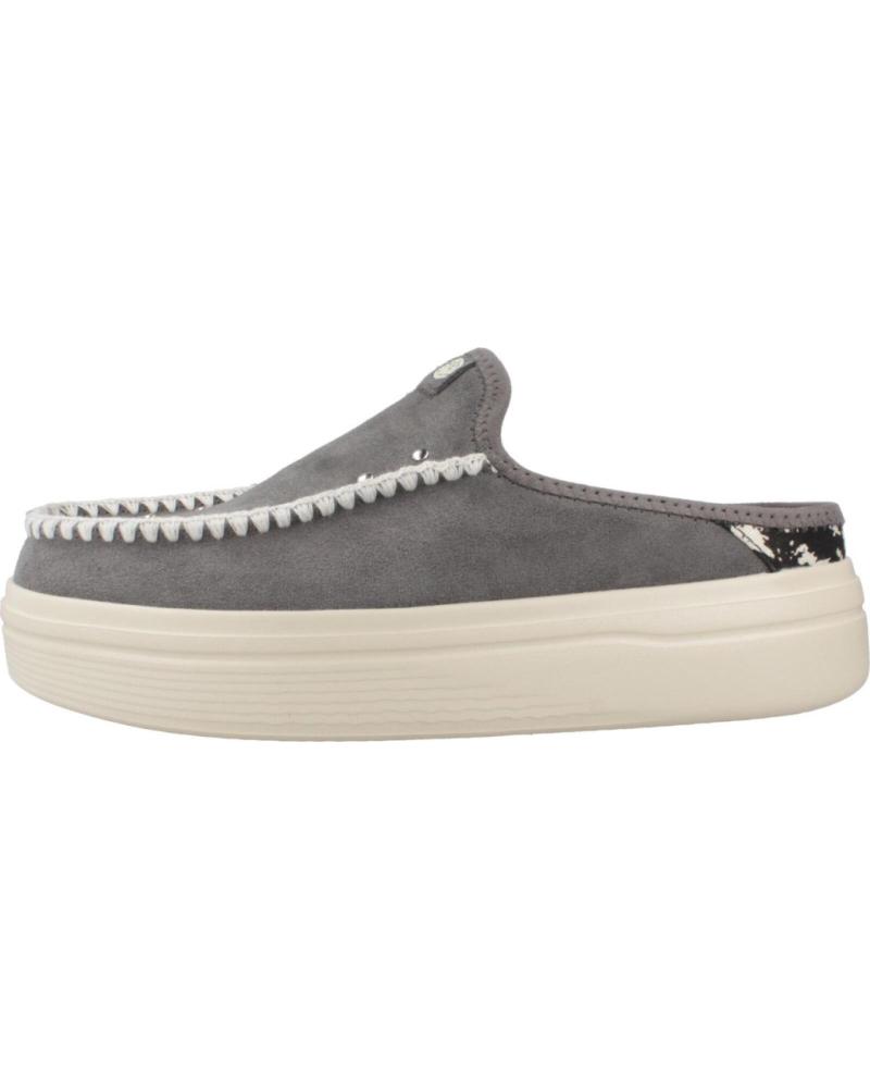 Zuecos de Mujer HEY DUDE ZUECOS MUJER MODELO AUSTIN LIFT WESTERN COLOR GRIS CHRCAL