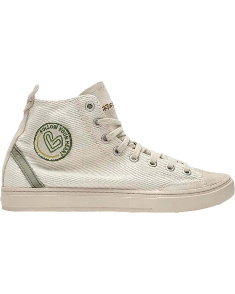 Zapatillas deporte de Mujer SATORISAN ZAPATILLAS KOTO MID COTTON VINTAGE VELVET GREY ECRU