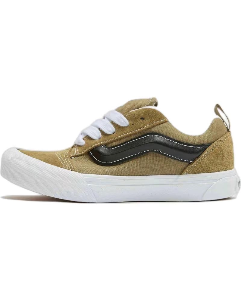 Zapatos de Niña y Niño Vans Off The Wall Zapatillas Vans Knu Skool para Ninos Unisex en Color Amarill Amarillo