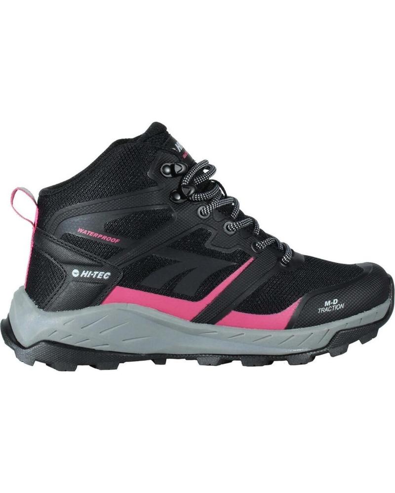 BOTAS HI-TEC TOUBKAL MID WP NEGRAS NEGRO