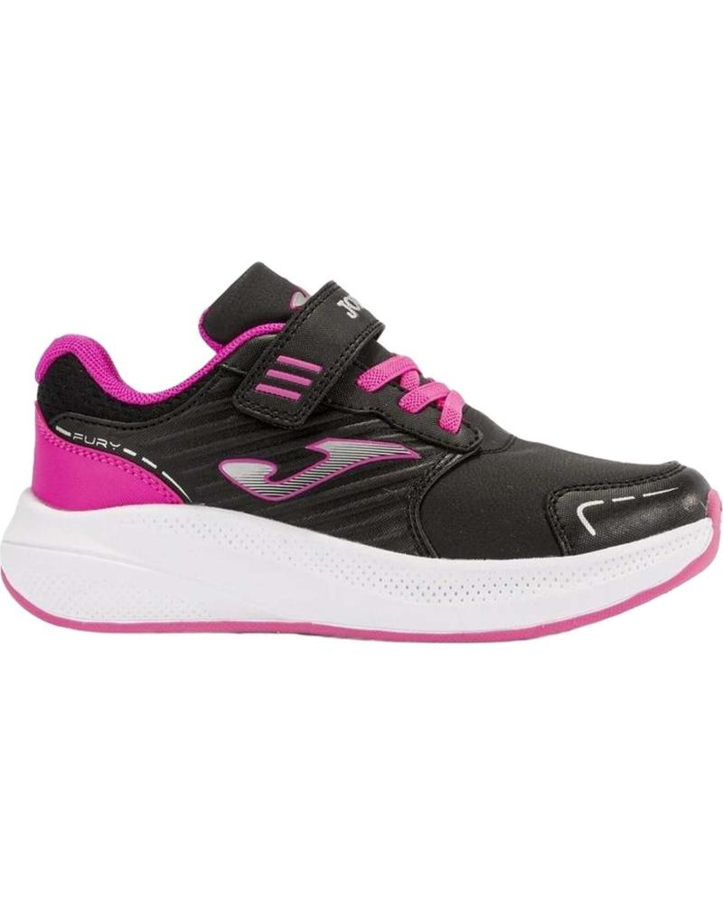 ZAPATILLAS JOMA FURY JR NEGRAS 2428 PARA NIÑA BLACK