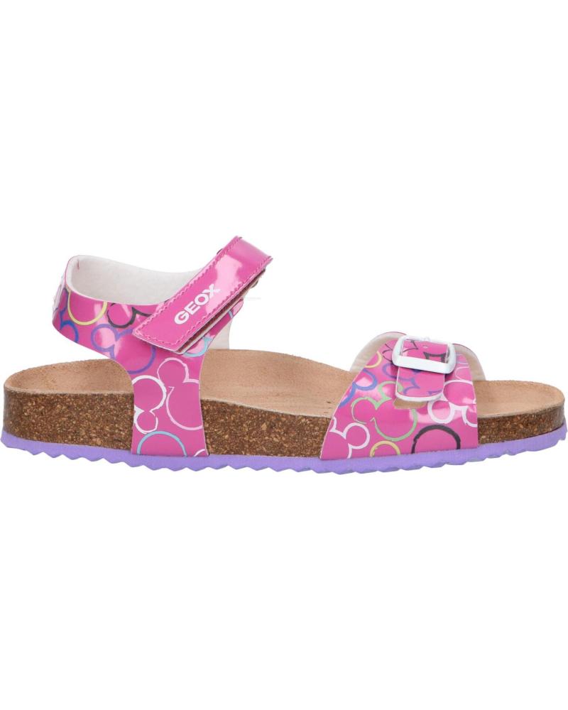 Sandalias de Niña GEOX J158MC 000FC J ADRIEL C8238 FUCHSIA-MULTICOLOR C8238