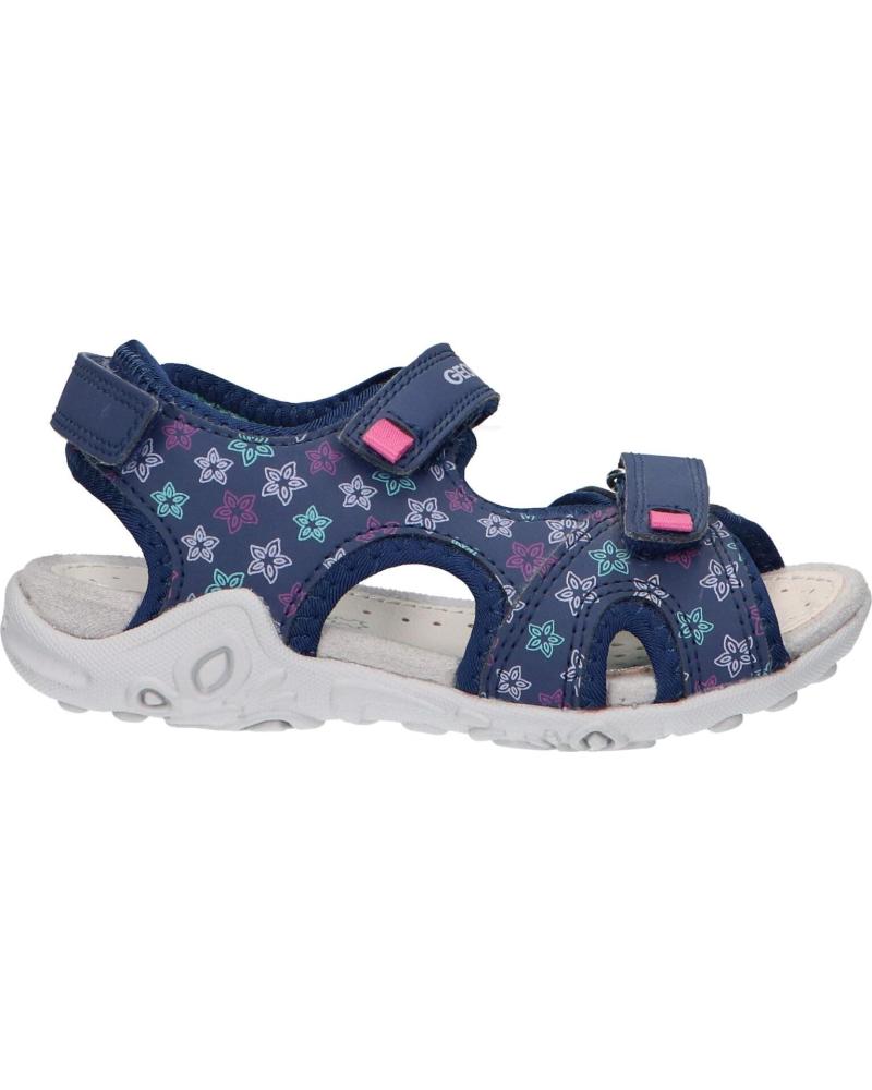 Sandalias de Niña GEOX J45GRA 0CE15 J SANDAL WHINBERRY G C4268 NAVY-FUCHSIA C4268