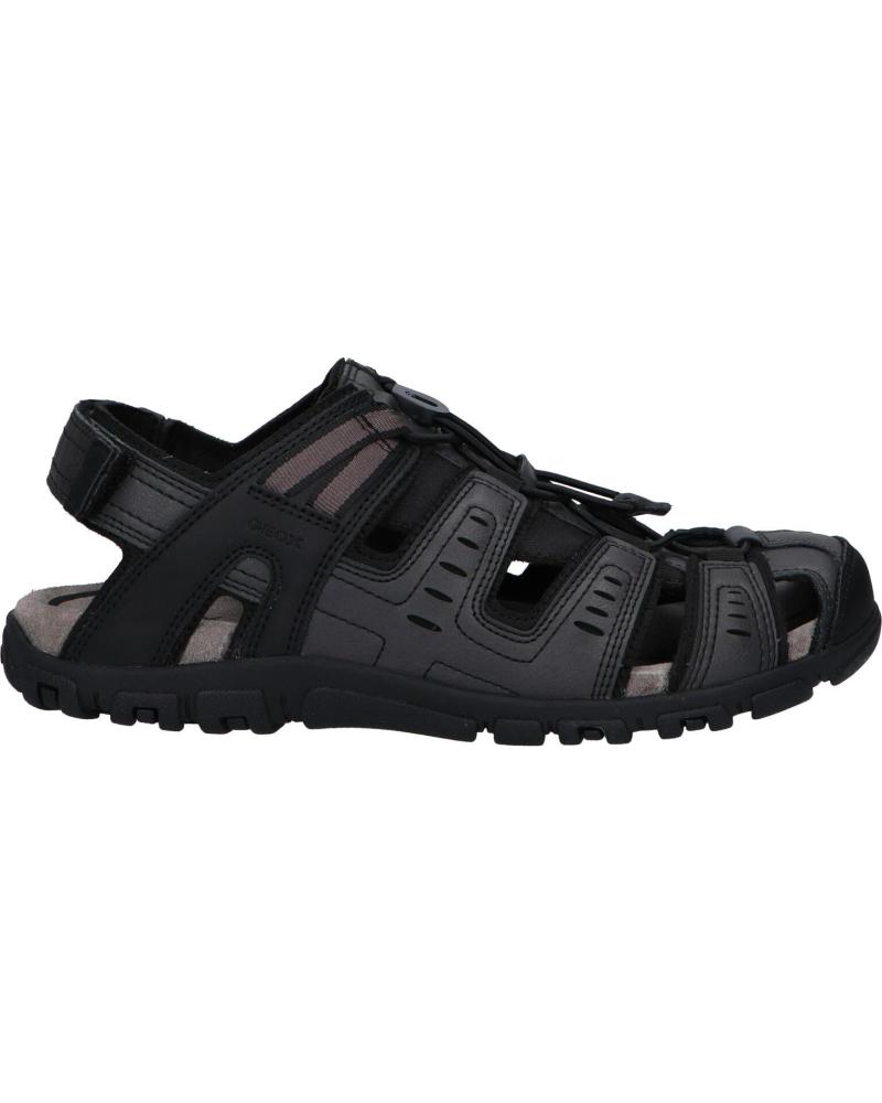 Sandalias de Hombre GEOX U4524C 000ME U S STRADA C9999 BLACK C9999 BLACK