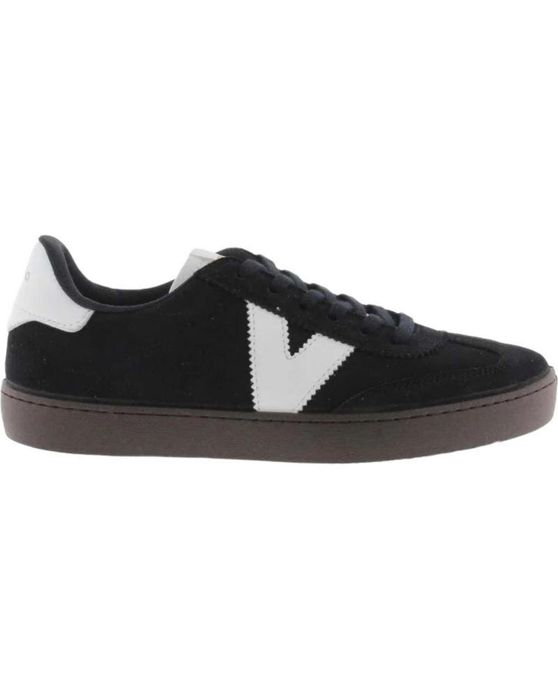 Deportivas de Mujer y Hombre VICTORIA ZAPATILLAS BERLIN CICLISTA SERRAJE PARA UNISEX EN COLOR NEGR NEGRO