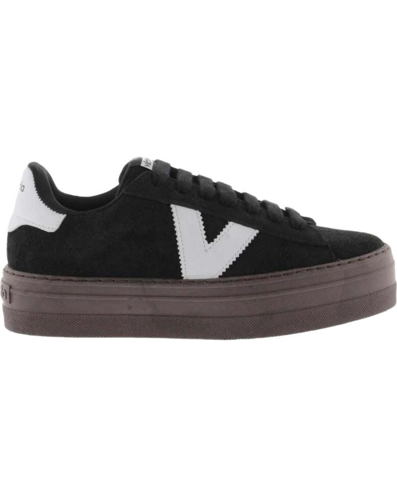 VICTORIA 1092171 ZAPATILLAS BARCELONA DEPORTIVAS SERRAJE NEGRO PLATAFORMA NEGRO