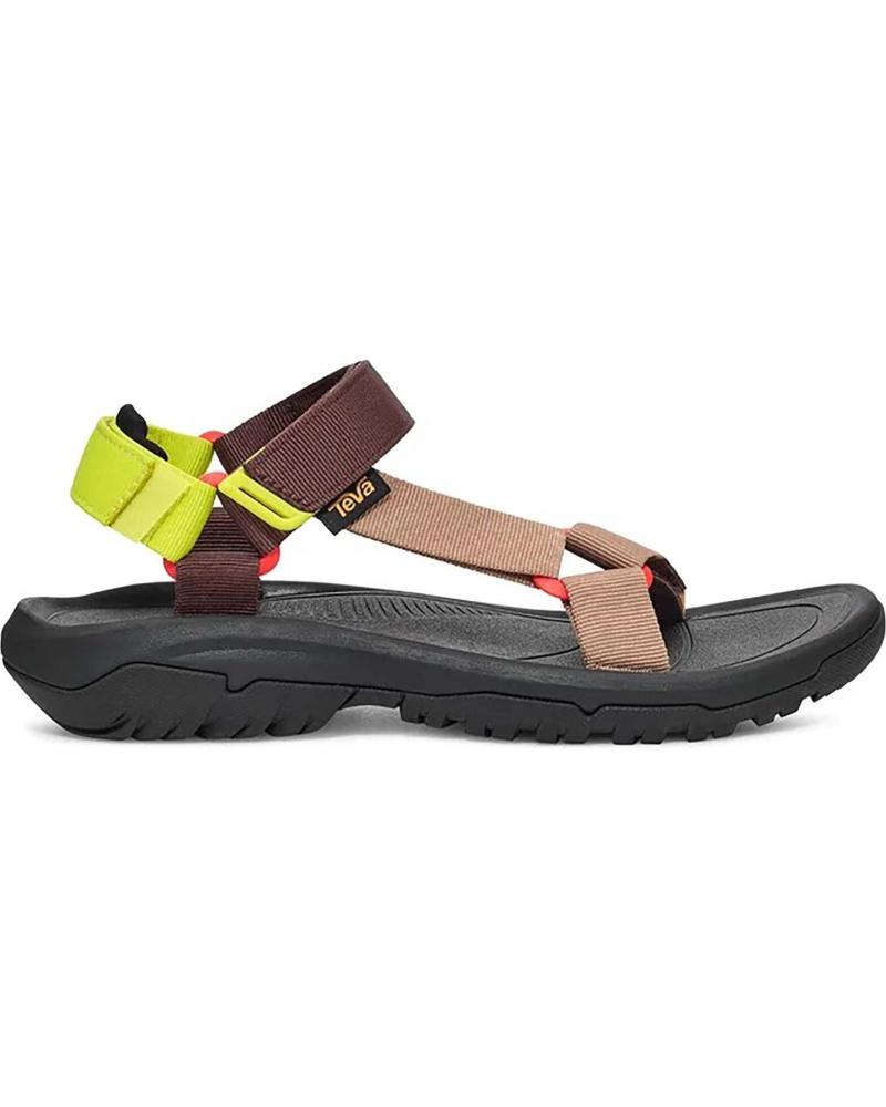 SANDALIAS TEVA MARRÓN BEIGE AMARILLO NEÓN PARA HOMBRE MARRON