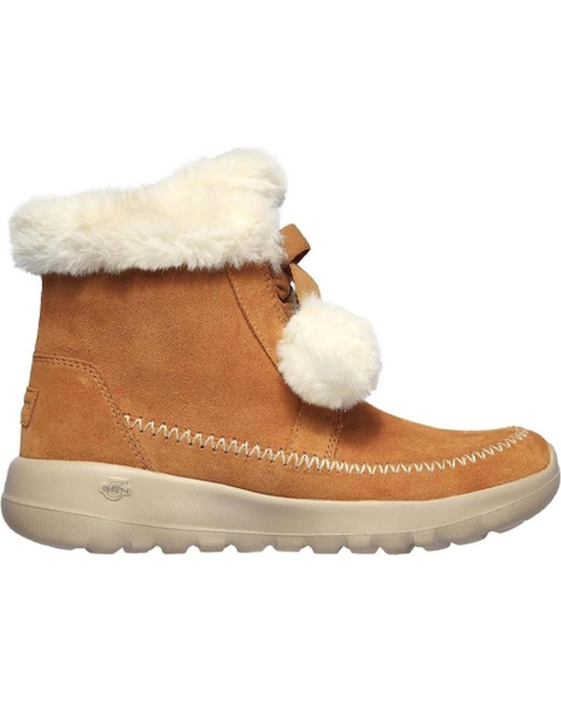 Botines de Mujer SKECHERS BOTAS ON THE GO-BUNDLE UP PARA MUJER EN COLOR MARRON